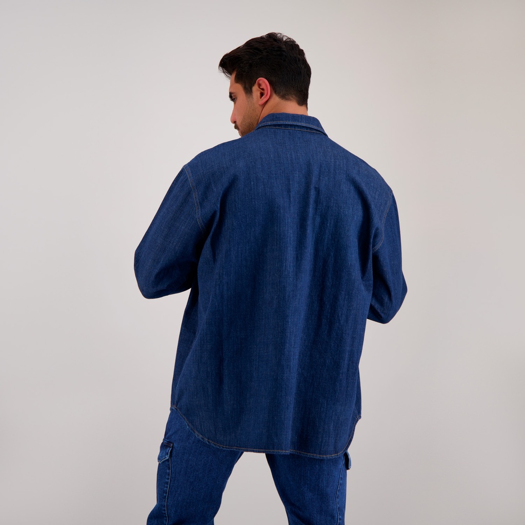 Chemise workwear homme en jeans WAAD Kontakt